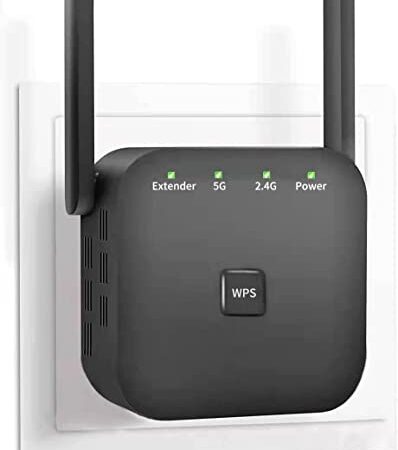 2023 Newest WiFi Extender, WiFi Repeater, WiFi Booster, Covers Up to 8640 Sq.ft and 40 Devices, Internet Booster - with Ethernet Port, Quick Setup, Home Wireless Signal Booster