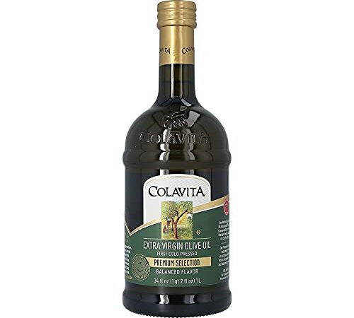 Colavita Premium Selection Extra Virgin Olive Oil, Glass Bottle, 500 ml