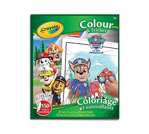 Crayola Colour & Sticker Book Paw Patrol Arts & Crafts