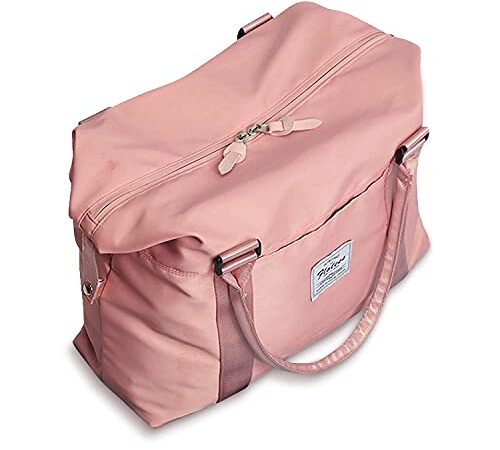 Womens Travel Bags, Weekender Carry on for Women, Sports Gym Bag, Duffel Bag, Overnight Shoulder Bag fit 15.6 inch Laptop